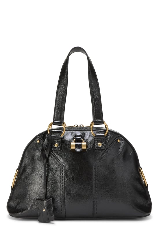 Black Patent Leather Muse Medium