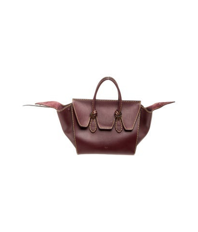 Celine Leather Tie Tote Small