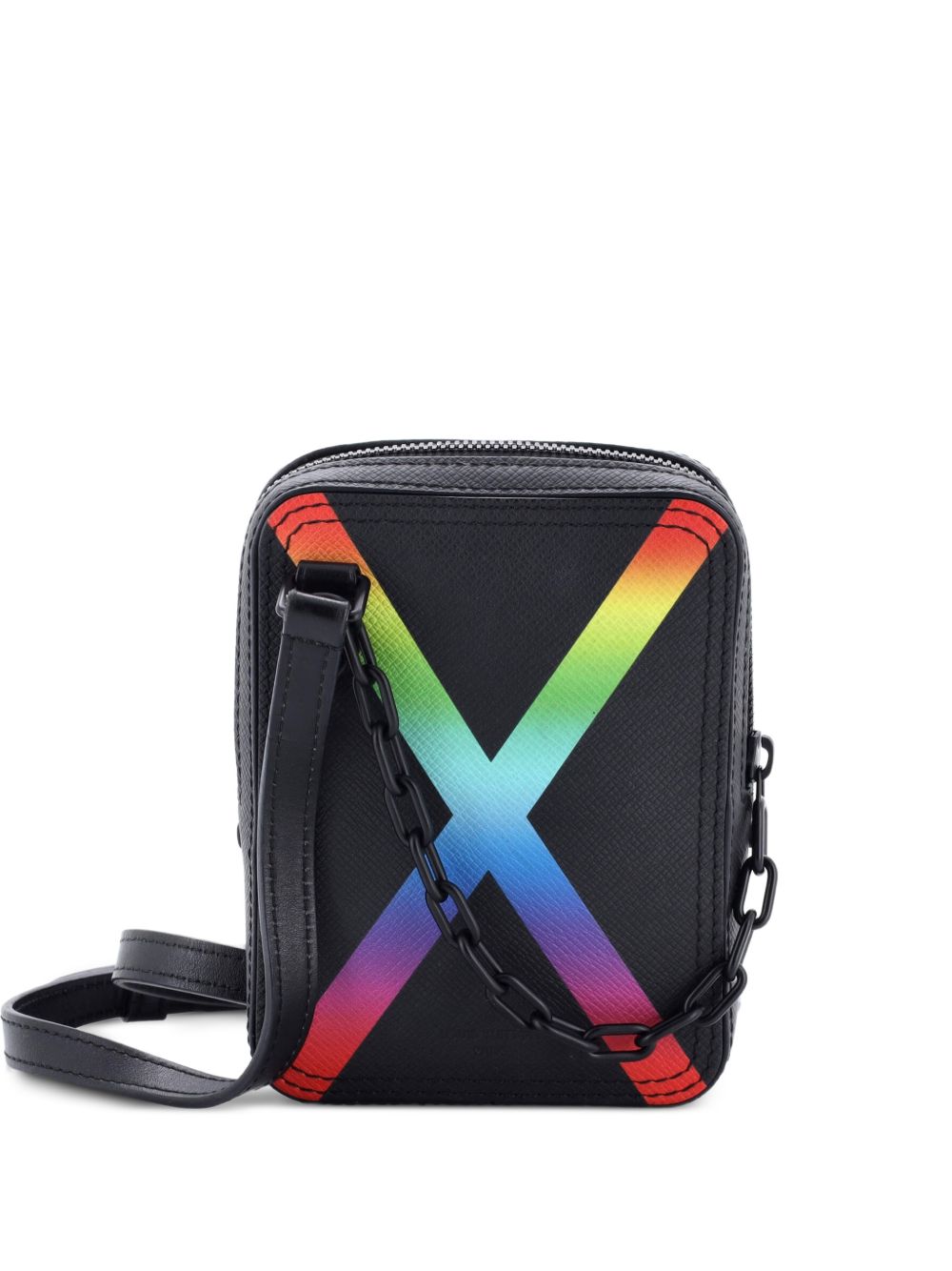 Danube Messenger Bag Rainbow Taiga Leather crossbody bag