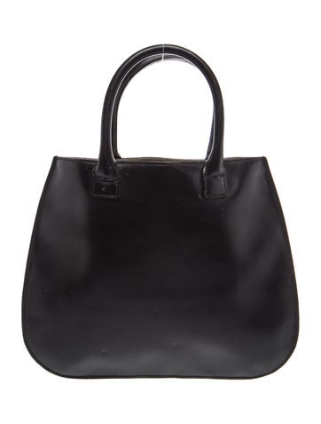 Leather Top Handle Bag