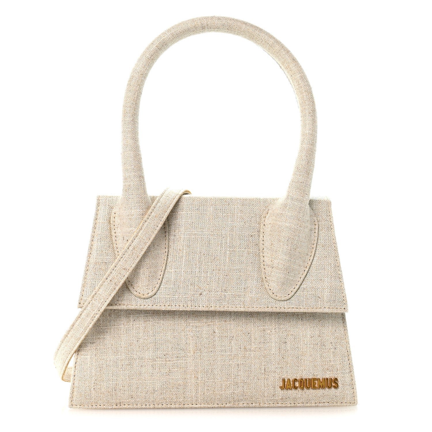 Jacquemus Linen Le Grand Chiquito  Beige