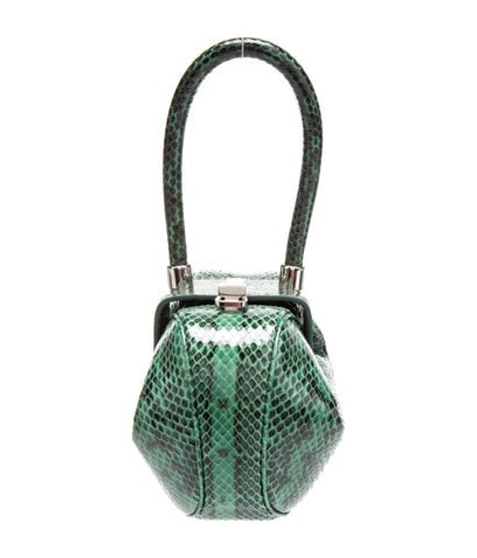 Gabriela Hearst Hearst Snakeskin Top Handle Bag