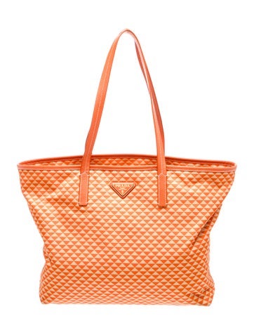 Enameled Metal Triangle Tote