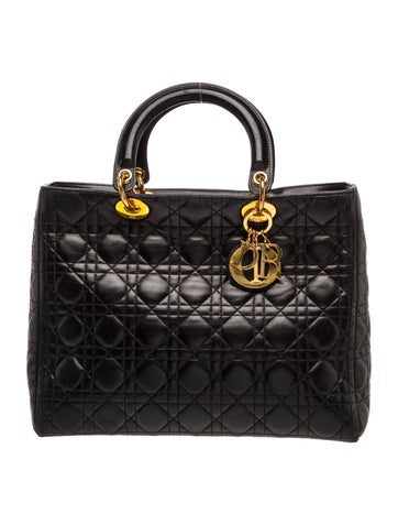 Cannage Lady Dior Large Vintage
