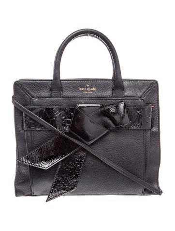 Kate Spade Embossed Leather Top Handle Bag