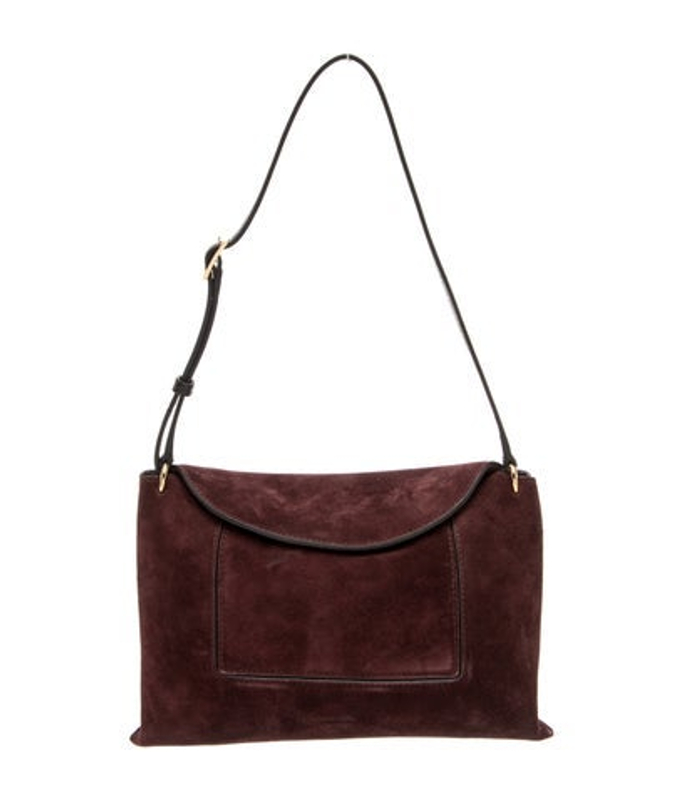 WANDLER Suede Shoulder Bag