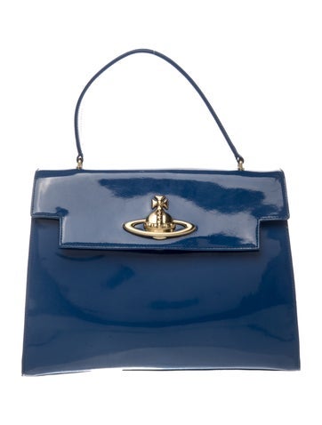 Vivienne Westwood Patent Leather Top Handle Bag