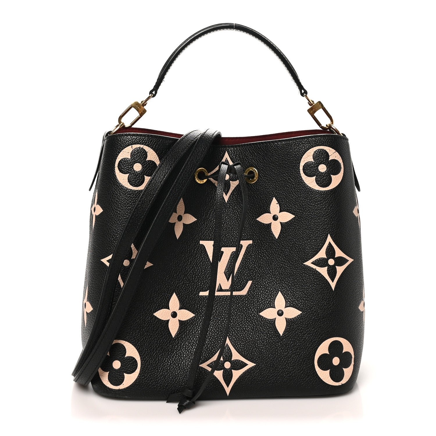 Louis Vuitton Louis Vuitton Empreinte Monogram Giant Neonoe MM Black Beige
