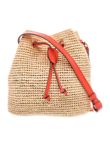 Straw Bucket Bag