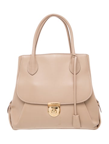 Ferragamo Leather Shoulder Bag Vintage