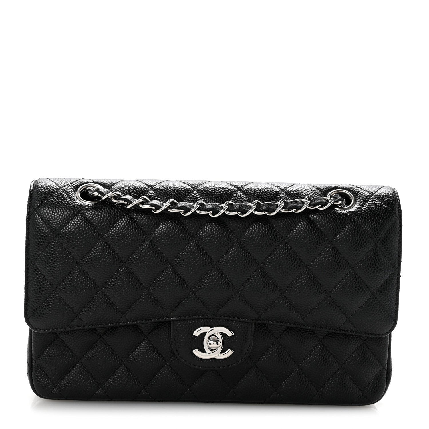 Chanel Caviar Quilted Medium Double Flap Black