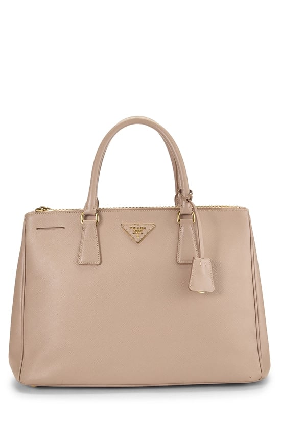 Pink Saffiano Executive Tote Medium