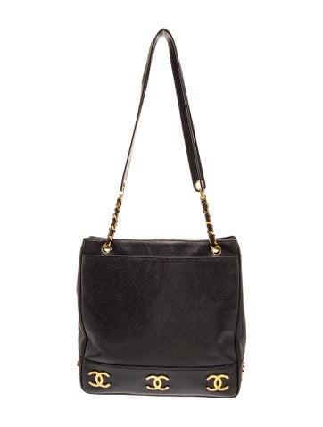 Caviar Triple CC Tote