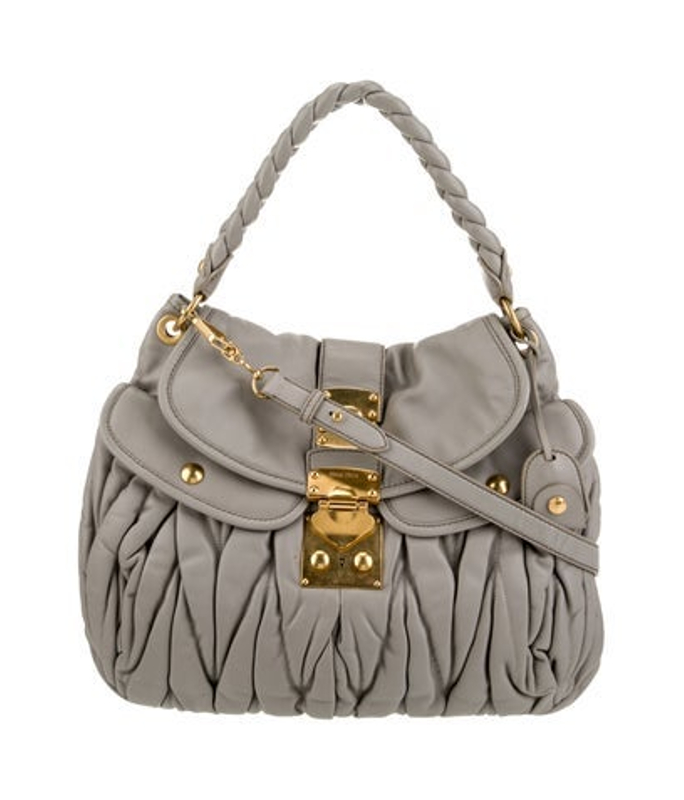 Miu Miu Miu Leather Shoulder Bag