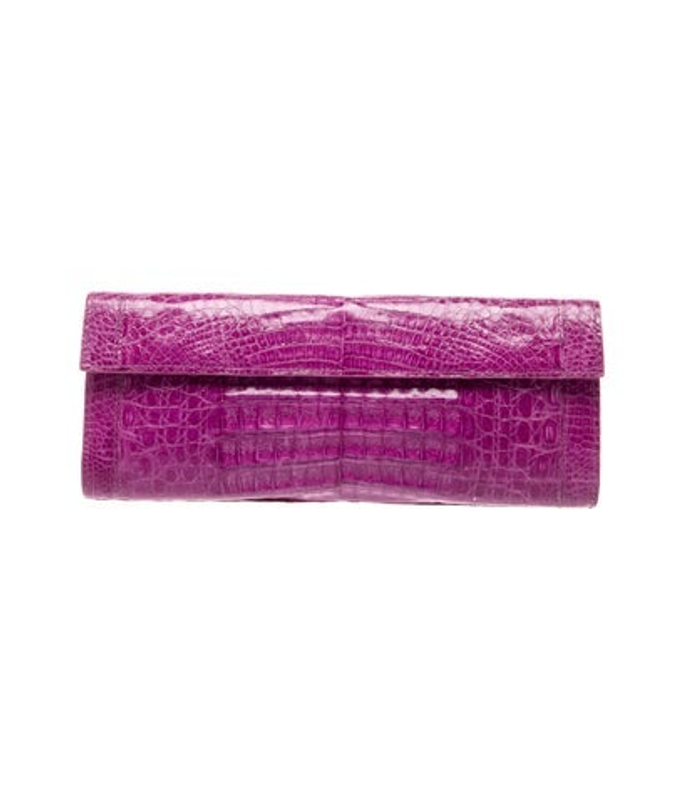 Nancy Gonzalez Gonzalez Embossed Leather Clutch