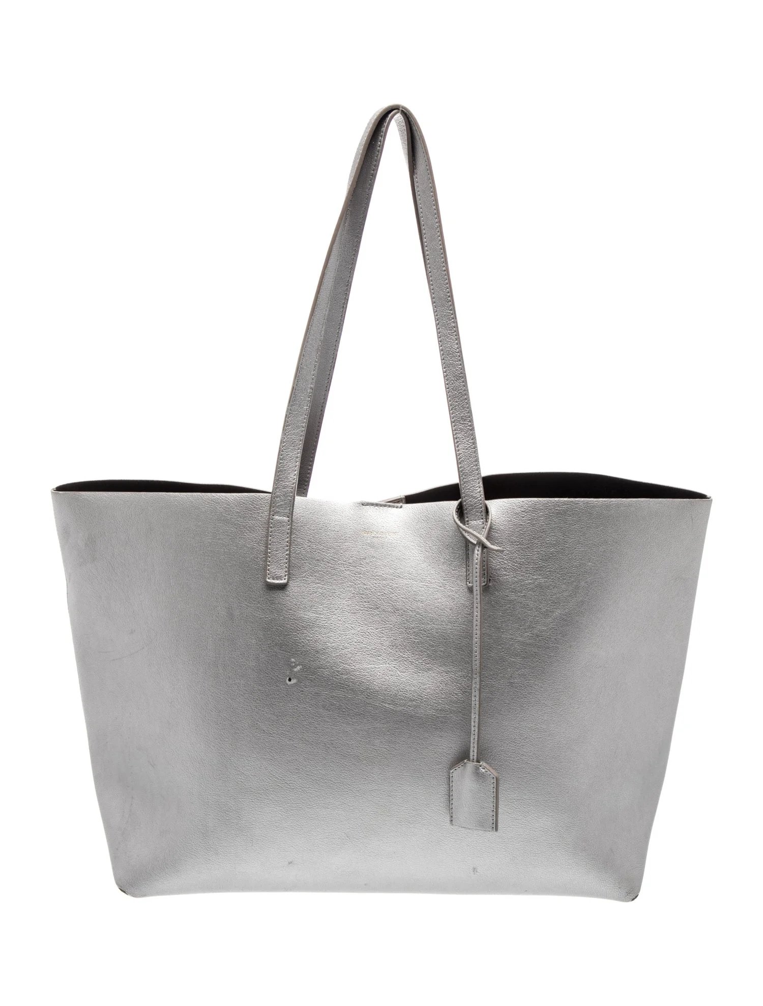 Leather Shopping Tote Large