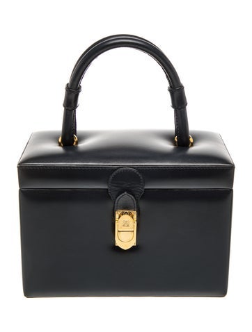 Leather Top Handle Bag Vintage