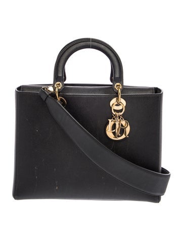 Leather Lady Dior Large