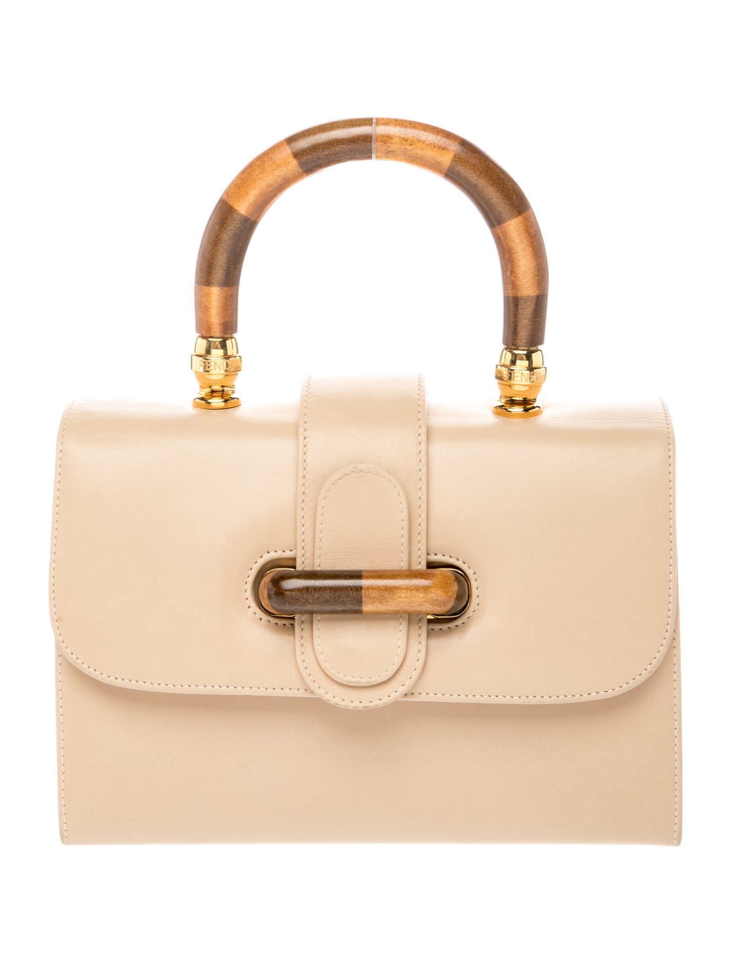 Fendi Leather Top Handle Bag