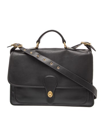 Leather Top Handle Bag