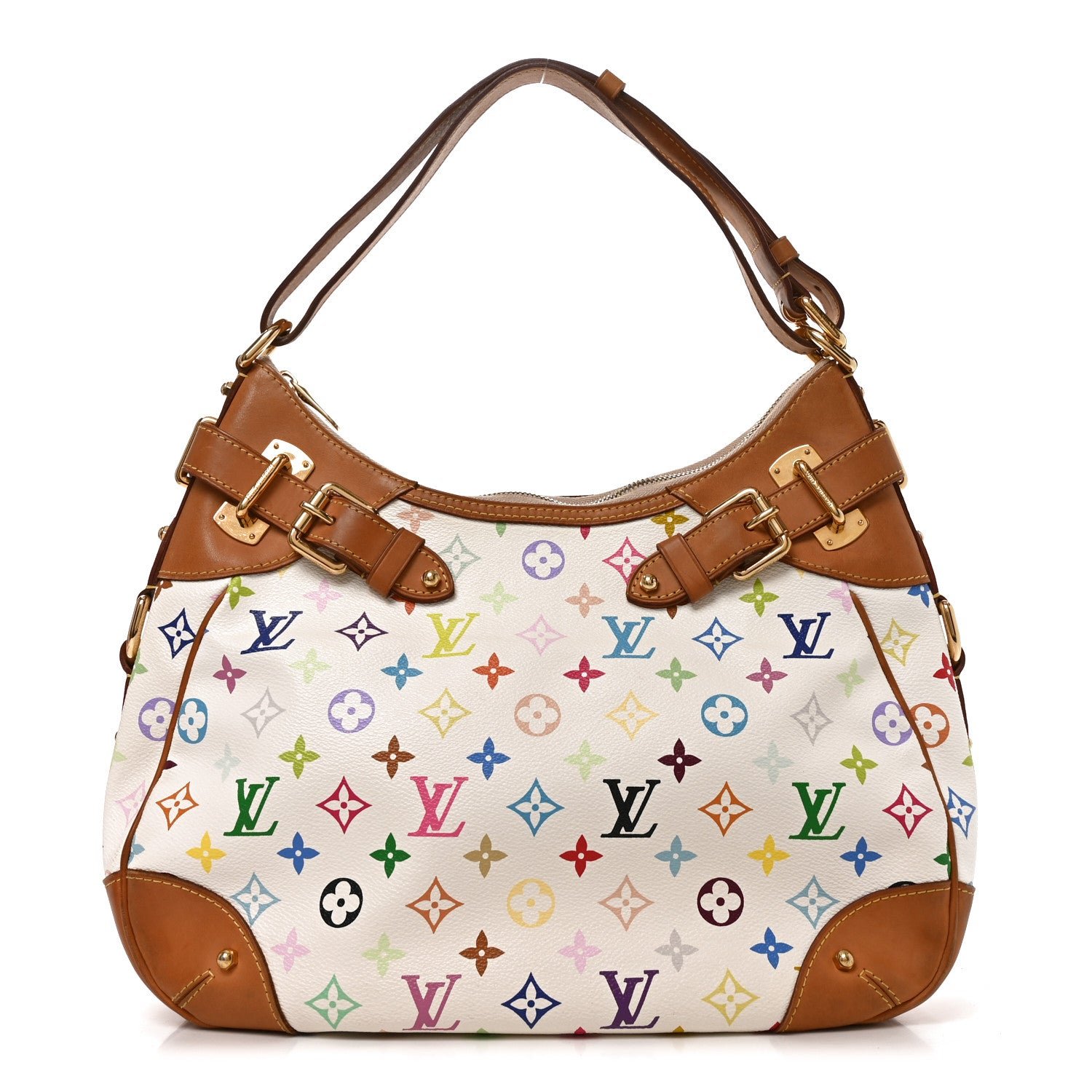 Louis Vuitton Monogram Multicolor Greta White