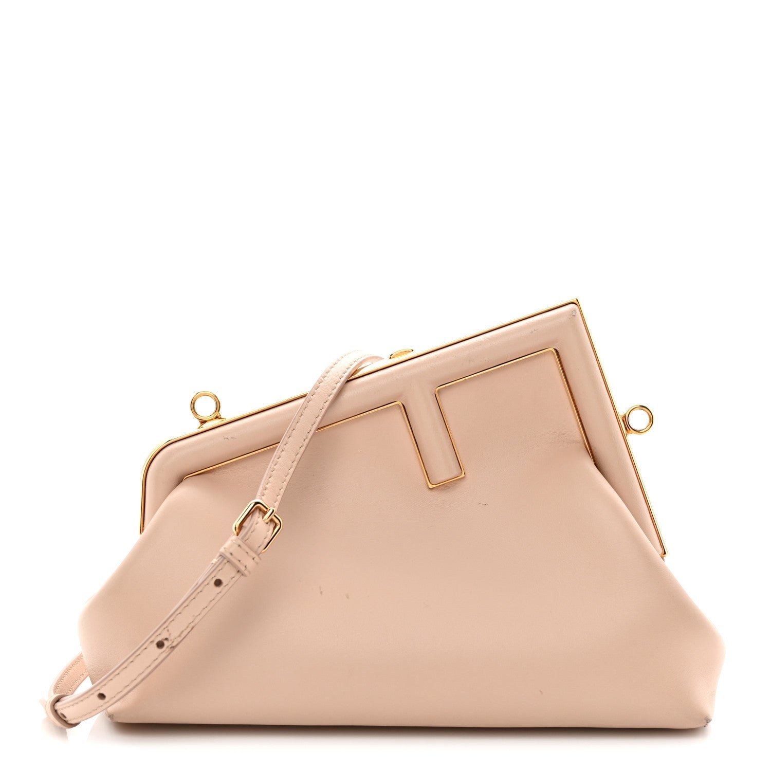 Fendi Shiny Nappa Small Fendi First Poudre