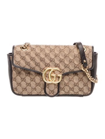 GG Canvas Marmont Small