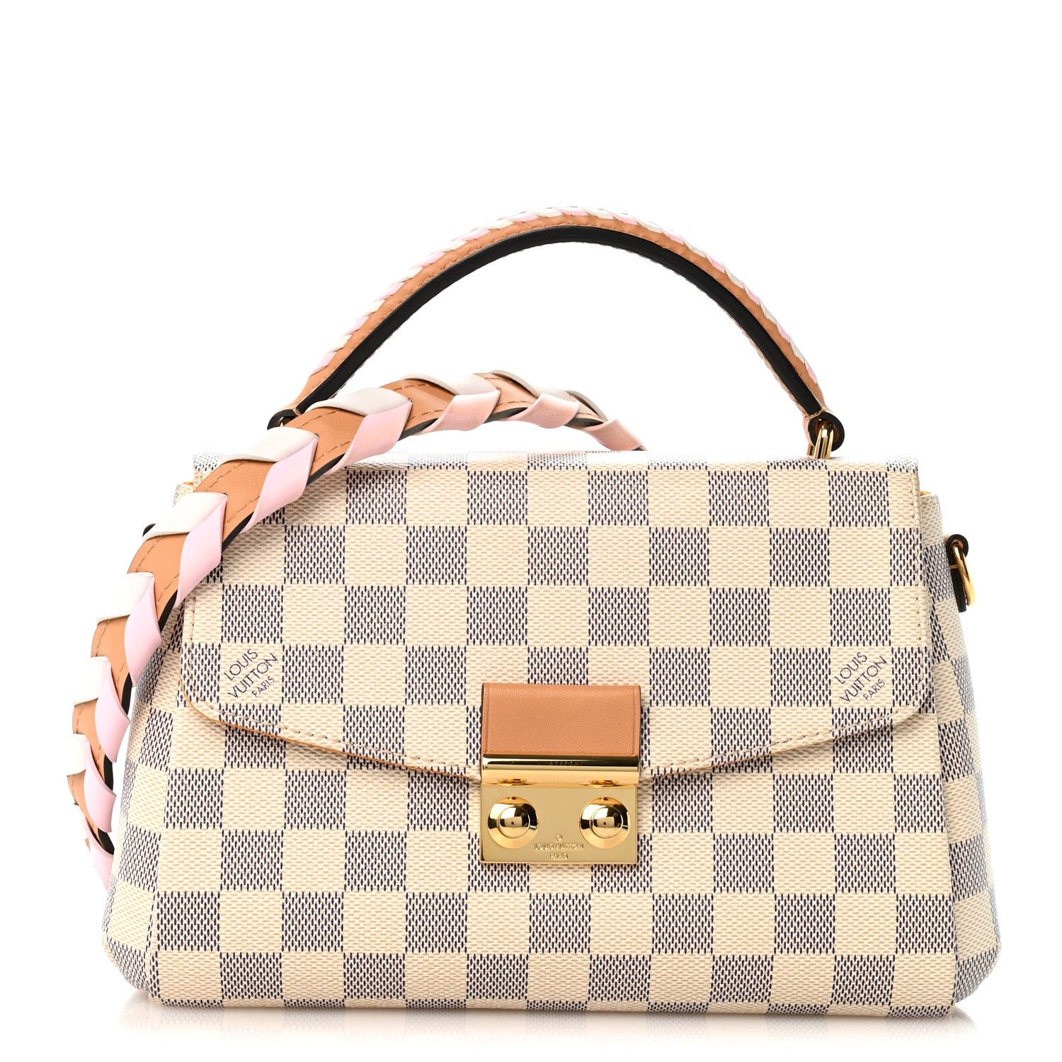 Louis Vuitton Damier Azur Braided Croisette Rose