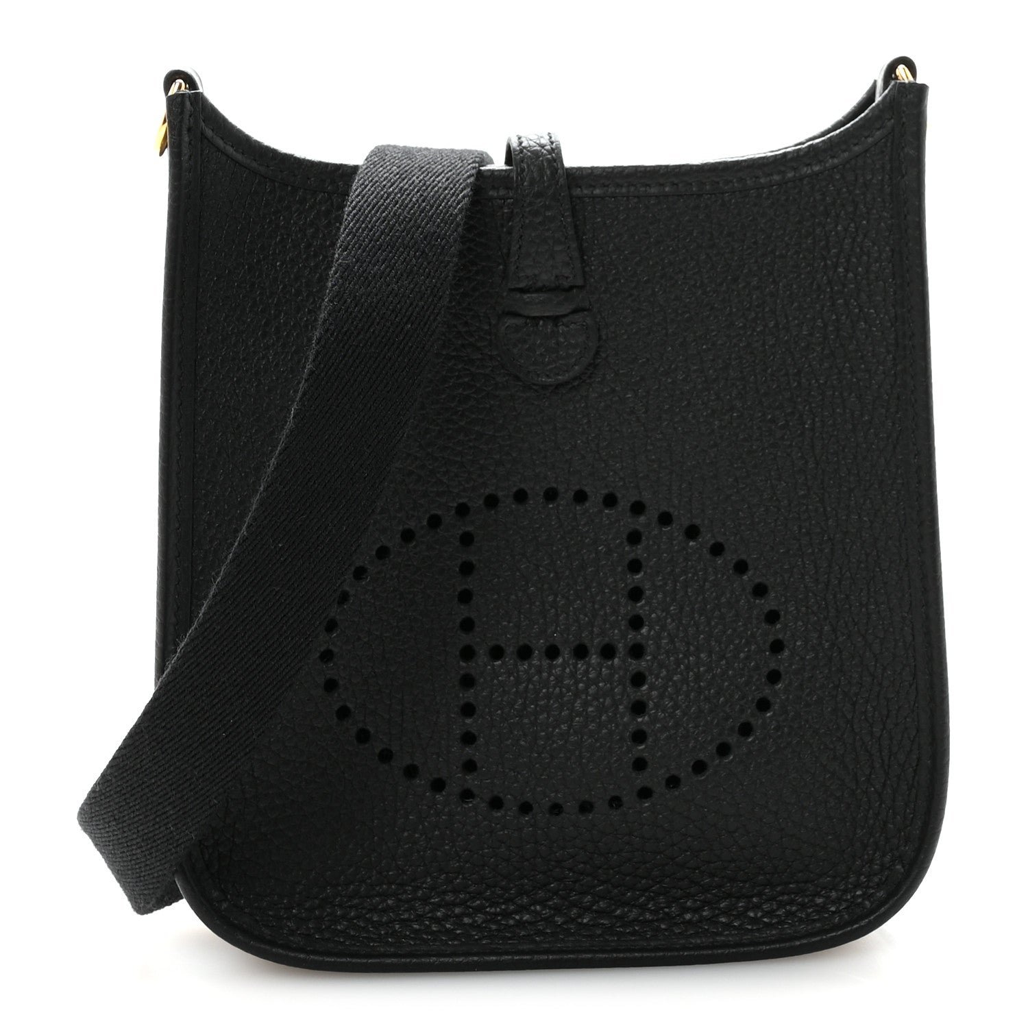 Hermes Taurillon Clemence Evelyne TPM Black