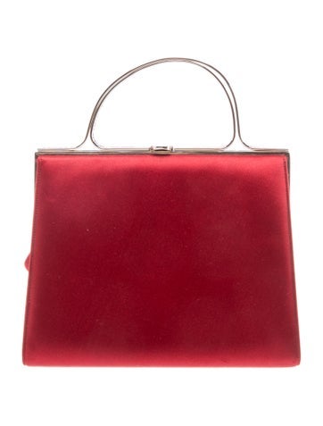 Satin Top Handle Bag