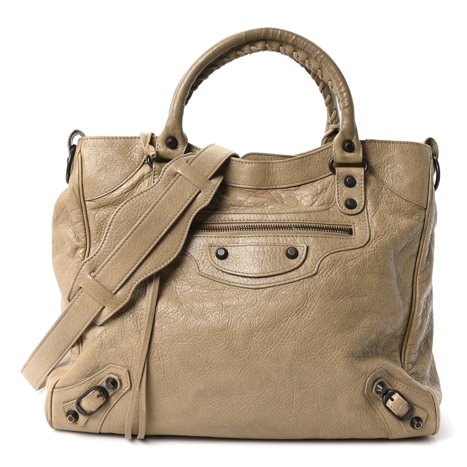 Balenciaga Agneau Arena Classic Hardware City Latte Beige