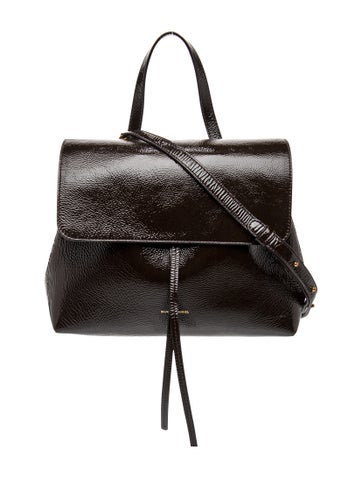 Mansur Gavriel Patent Leather Top Handle Bag