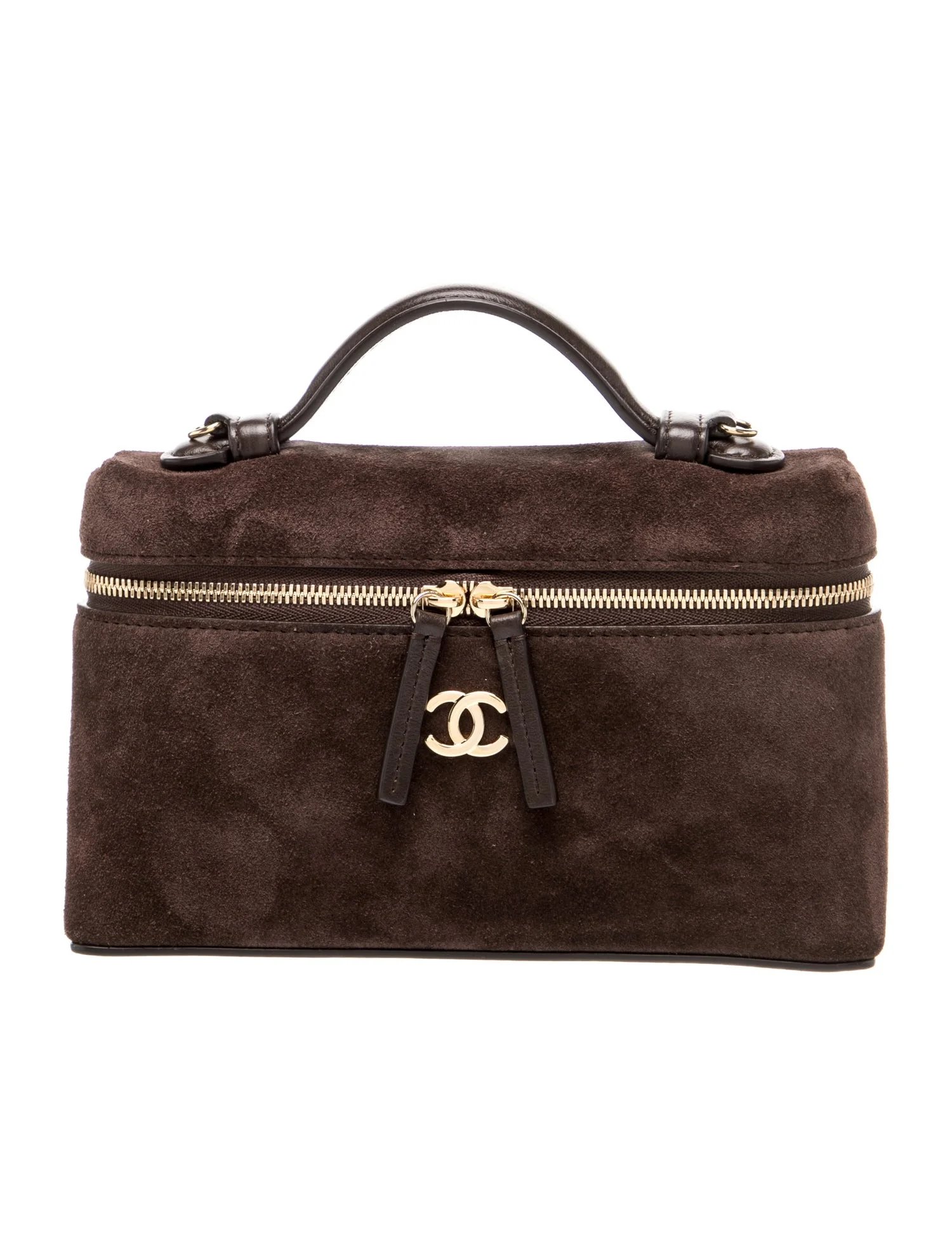 2026 Suede Slim Vanity Case w/ Chain