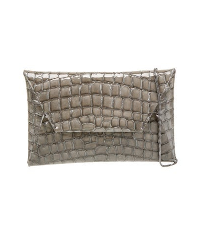 Brunello Cucinelli Cucinelli Embossed Leather Clutch