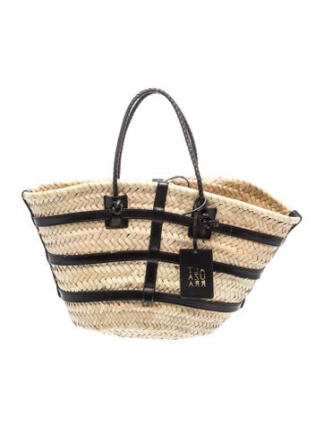 Altuzarra Raffia Top Handle Bag