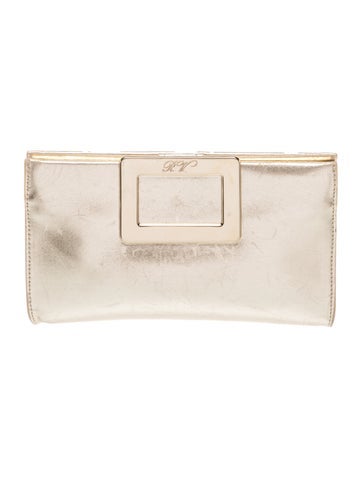 Roger Vivier Leather Clutch