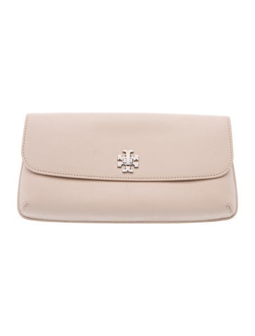 Saffiano Leather Clutch