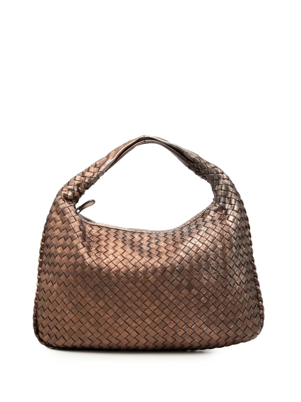 2008 Small Metallic Nappa Intrecciato Veneta hobo bag