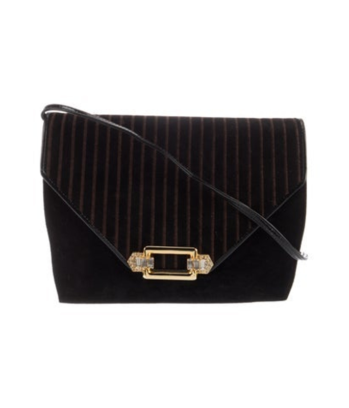 Fendi Velvet Crossbody Bag Vintage