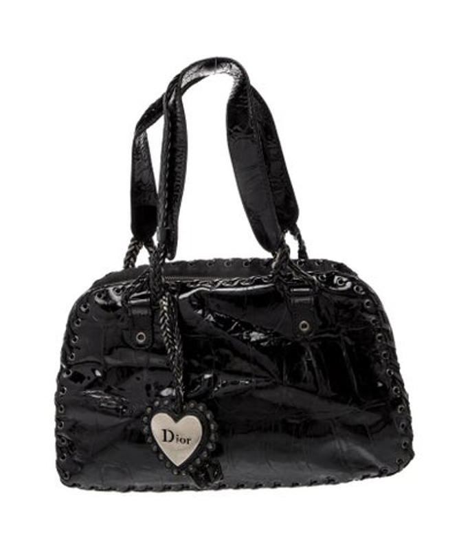 Dior Dior Patent Leather Shoulder Bag