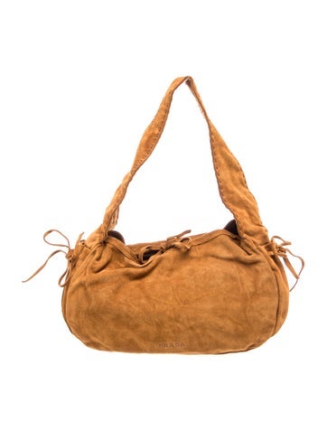 Suede Shoulder Bag Vintage