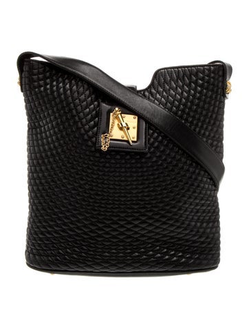 Quilted Messenger Bag