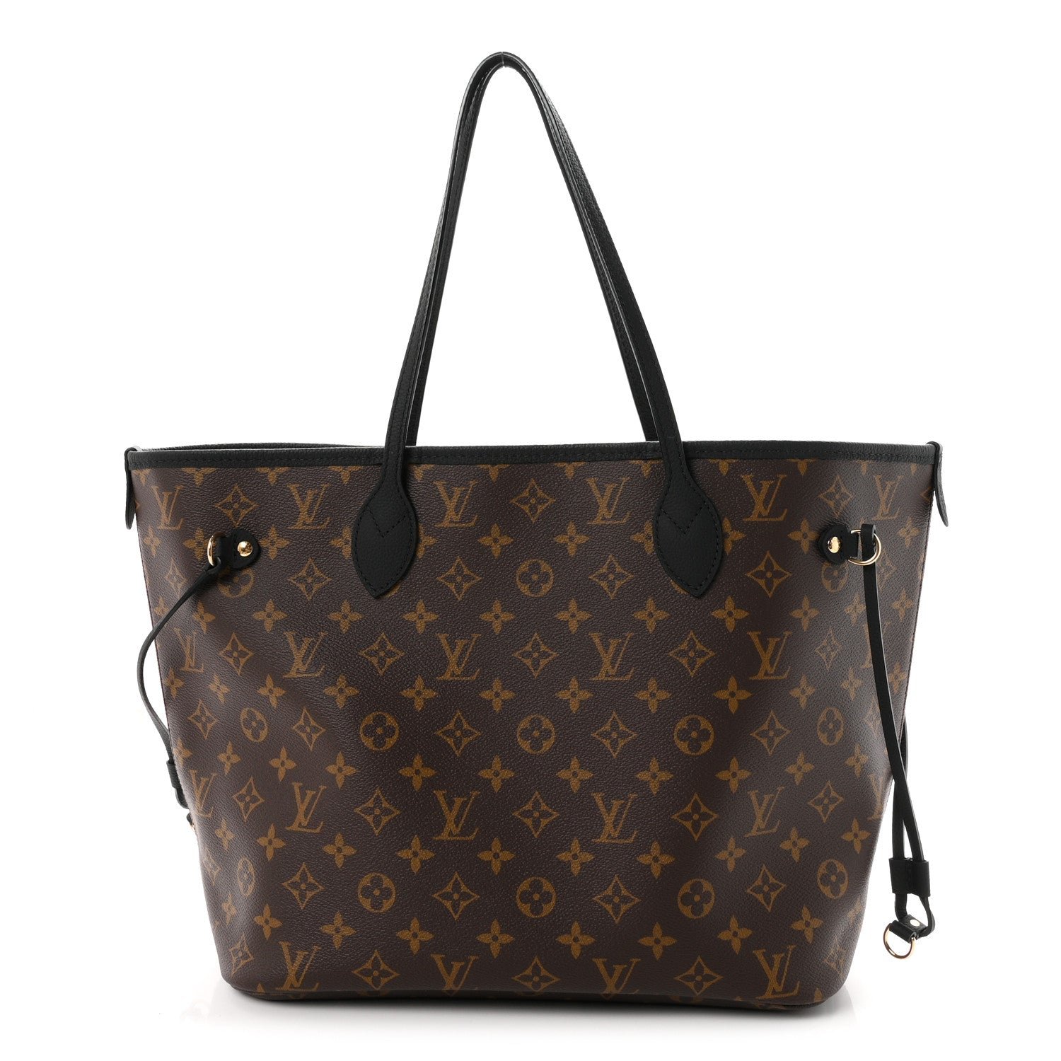 Louis Vuitton Monogram Calfskin Neo Neverfull Inside Out MM Black