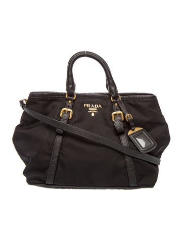 Tessuto Nylon Top Handle Bag