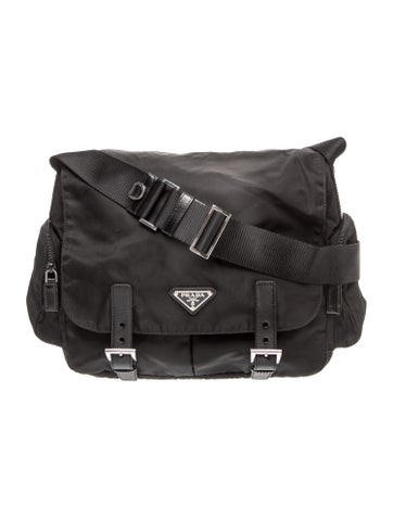 Tessuto Nylon Messenger Bag
