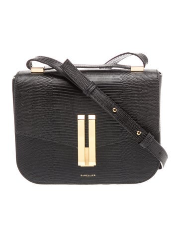 Embossed Leather Shoulder Bag