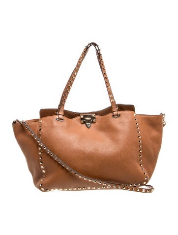 Rockstud Top Handle Bag