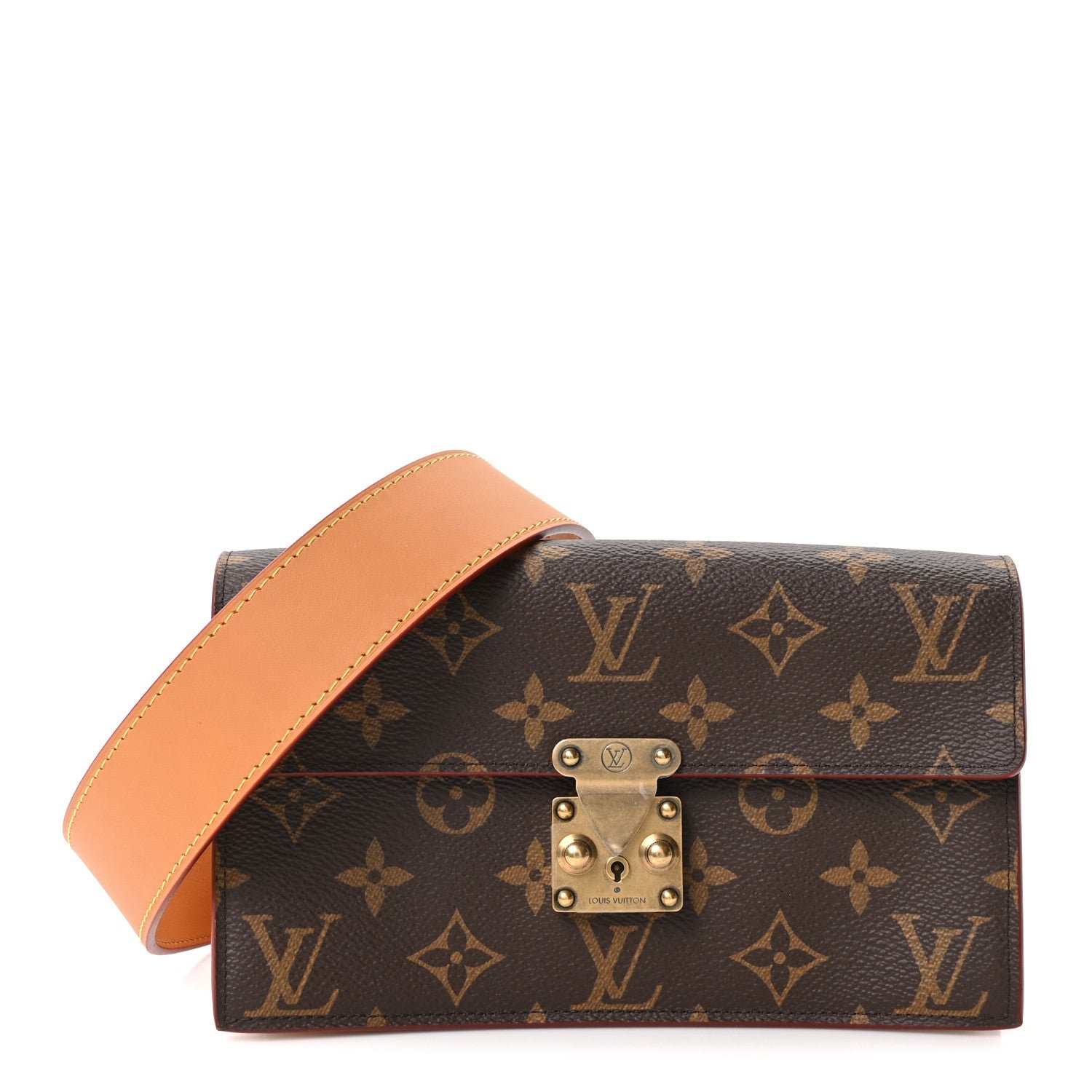 Louis Vuitton Louis Vuitton Monogram S Lock Belt Pouch MM