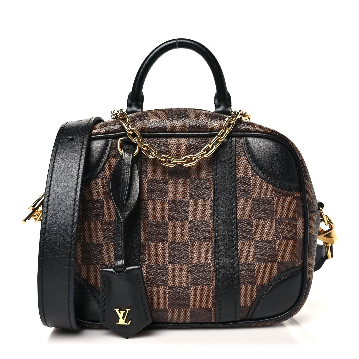 Louis Vuitton Damier Ebene Valisette Souple BB Black