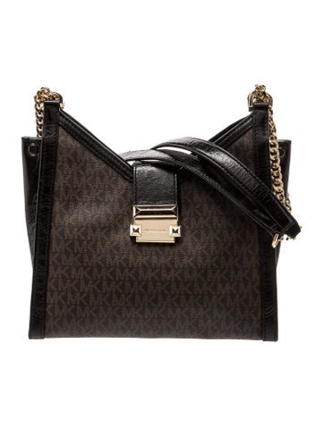 Michael Kors Leather Messenger Bag